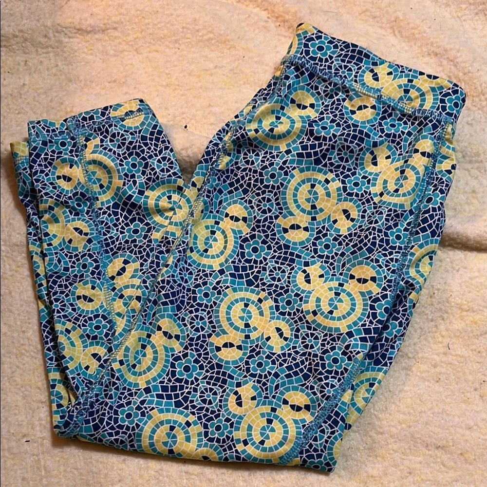 Disney stain glass Mickey Colorful Geometric Patterned running Pants